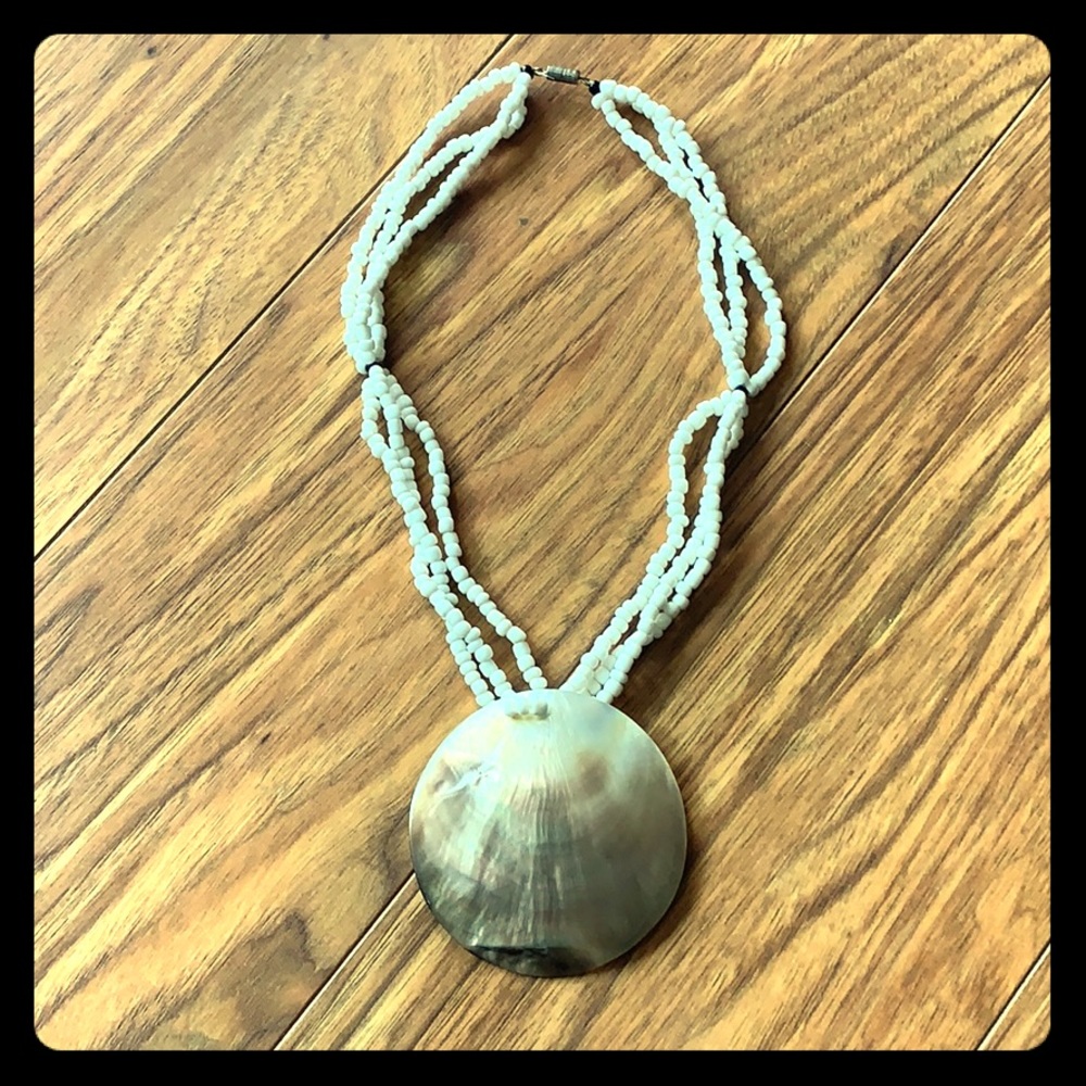 Beautiful Shell and Beaded Necklace